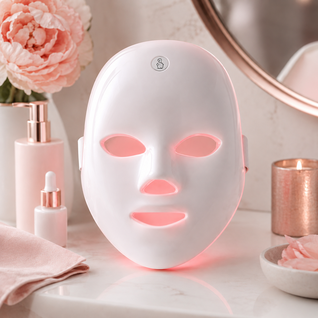 Máscara facial LED