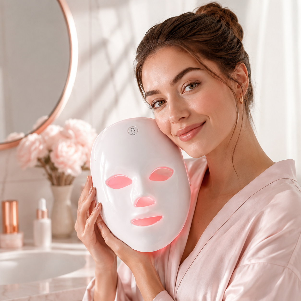 Máscara facial LED